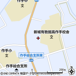 愛知県新城市作手高里木戸口12周辺の地図