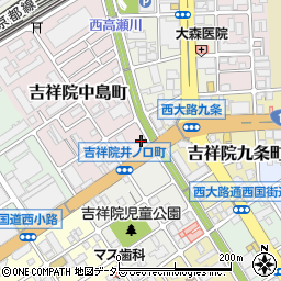 京都府京都市南区吉祥院中島町39周辺の地図