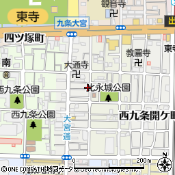 京都府京都市南区西九条比永城町37周辺の地図