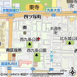 京都府京都市南区西九条南田町57周辺の地図