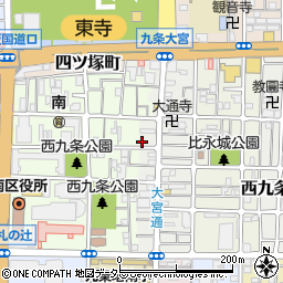 京都府京都市南区西九条比永城町110-5周辺の地図