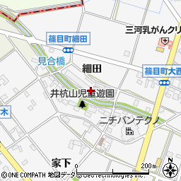 井杭山住宅周辺の地図