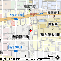 京都府京都市南区西九条唐戸町5周辺の地図