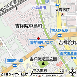 京都府京都市南区吉祥院中島町41周辺の地図