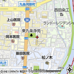 京都府京都市南区東九条宇賀辺町39周辺の地図