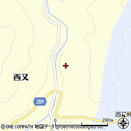 静岡県静岡市葵区西又2003周辺の地図