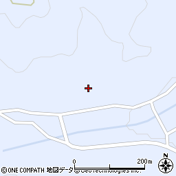 愛知県新城市作手高里コイモ周辺の地図