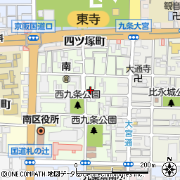 京都府京都市南区西九条南田町56-3周辺の地図