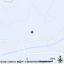 愛知県新城市作手高里（コイモ）周辺の地図