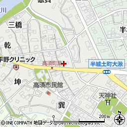 愛知県刈谷市高須町艮75周辺の地図