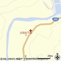 広島県庄原市比和町木屋原14周辺の地図