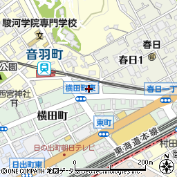 桶時　静岡ガスサービスショップ周辺の地図