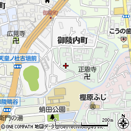 京都府京都市西京区御陵荒木町周辺の地図