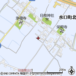 滋賀県甲賀市水口町北脇643-48周辺の地図