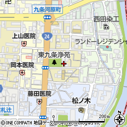 京都府京都市南区東九条宇賀辺町38周辺の地図