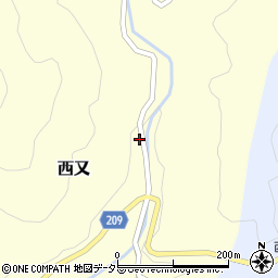 静岡県静岡市葵区西又2021周辺の地図