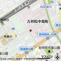 京都府京都市南区吉祥院中島町14周辺の地図
