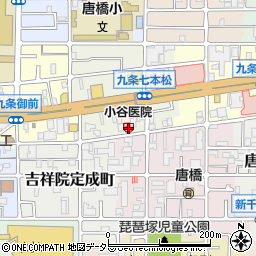 京都府京都市南区唐橋堂ノ前町15周辺の地図