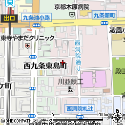 京都府京都市南区東九条西山町20周辺の地図