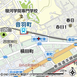 静岡横田郵便局 ＡＴＭ周辺の地図