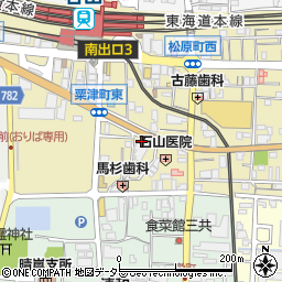 大津石山 麺屋 しん周辺の地図