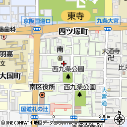 京都府京都市南区西九条南田町10-4周辺の地図