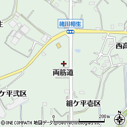 愛知県知多郡東浦町緒川両筋道11周辺の地図