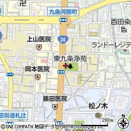 京都府京都市南区東九条宇賀辺町37周辺の地図
