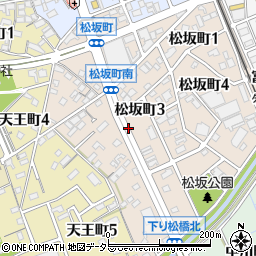 愛知県刈谷市松坂町3丁目周辺の地図