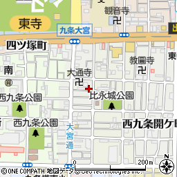 京都府京都市南区西九条比永城町47周辺の地図