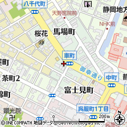 飯田提灯店周辺の地図