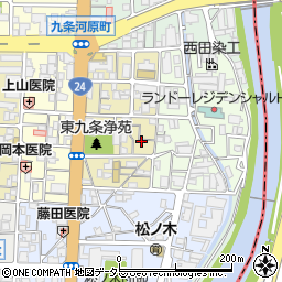 京都府京都市南区東九条宇賀辺町46周辺の地図