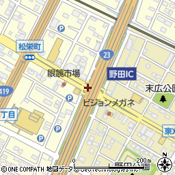 松栄町東周辺の地図