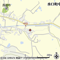 滋賀県甲賀市水口町中畑861周辺の地図