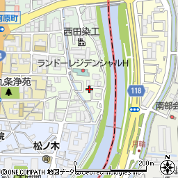京都府京都市南区東九条北松ノ木町39周辺の地図