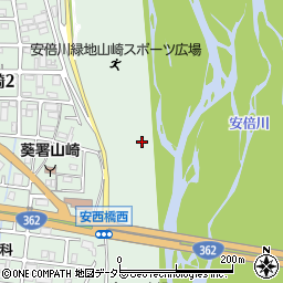 静岡県静岡市葵区山崎周辺の地図