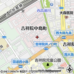 京都府京都市南区吉祥院中島町8周辺の地図