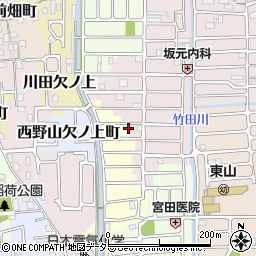 京都府京都市山科区西野大鳥井町118-10周辺の地図