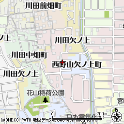 京都府京都市山科区西野山南畑町21-27周辺の地図