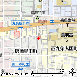 京都府京都市南区西九条唐戸町3周辺の地図
