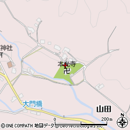 大阪府豊能郡能勢町山田244周辺の地図