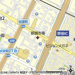 眼鏡市場東刈谷店周辺の地図