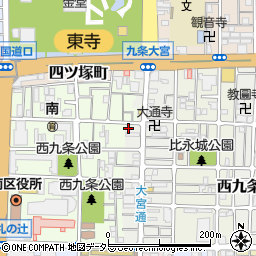 京都府京都市南区西九条比永城町112-4周辺の地図