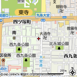 京都府京都市南区西九条比永城町112-7周辺の地図