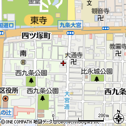 京都府京都市南区西九条比永城町112-7周辺の地図