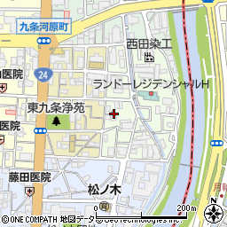 京都府京都市南区東九条北松ノ木町23-5周辺の地図