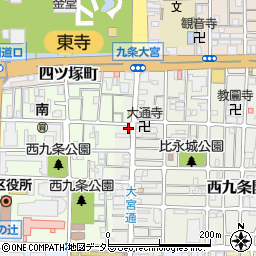 京都府京都市南区西九条比永城町112-2周辺の地図