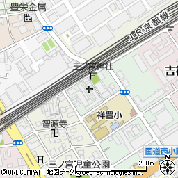 京都府京都市南区吉祥院三ノ宮町9周辺の地図