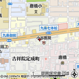 京都府京都市南区唐橋堂ノ前町15-5周辺の地図