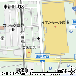 愛知県知多郡東浦町緒川旭10-5周辺の地図